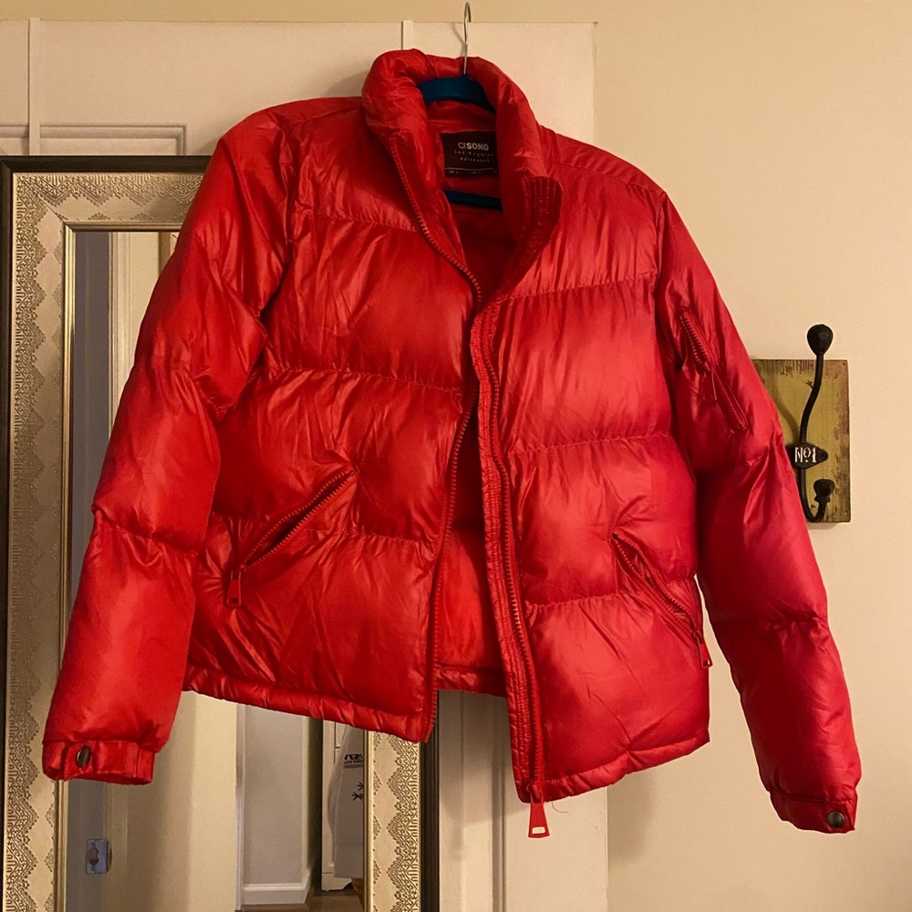 Red Puffer Jacket